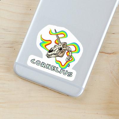 Sticker Cornelius Einhorn-Totenkopf Notebook Sticker Cornelius Einhorn-Totenkopf Gift package Image