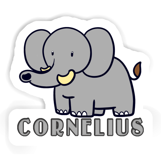 Cornelius Sticker Elephant Notebook Cornelius Sticker Elephant Gift package Image