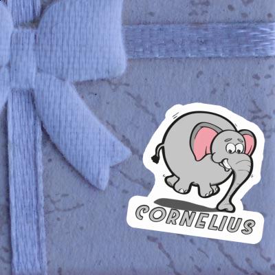 Jumping Elephant Sticker Cornelius Jumping Elephant Sticker Cornelius Image