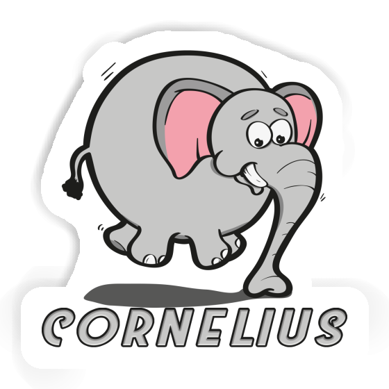 Jumping Elephant Sticker Cornelius Notebook Jumping Elephant Sticker Cornelius Gift package Image