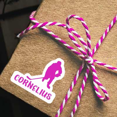 Cornelius Sticker Hockey Player Notebook Cornelius Sticker Hockey Player Gift package Image