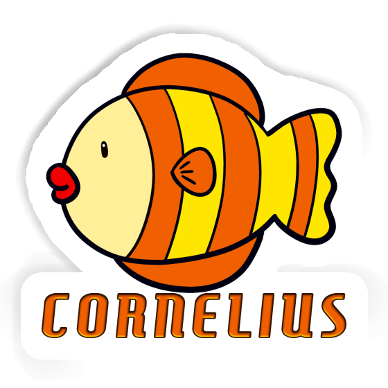 Sticker Fisch Cornelius Notebook Sticker Fisch Cornelius Gift package Image