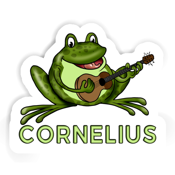 Cornelius Sticker Gitarrenfrosch Notebook Cornelius Sticker Gitarrenfrosch Gift package Image