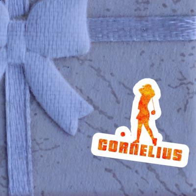 Aufkleber Golferin Cornelius Aufkleber Golferin Cornelius Image