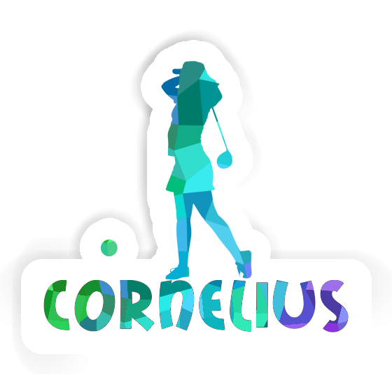 Sticker Golfer Cornelius Notebook Sticker Golfer Cornelius Gift package Image