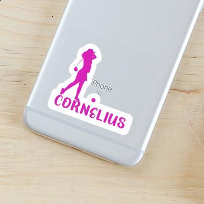 Golfer Sticker Cornelius Laptop Golfer Sticker Cornelius Laptop Image