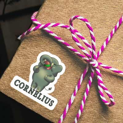 Cornelius Sticker Hamburger Notebook Cornelius Sticker Hamburger Gift package Image