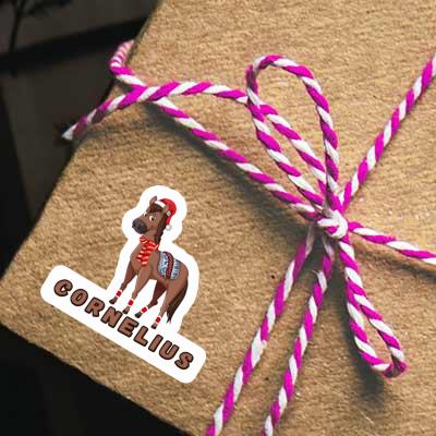 Sticker Weihnachtspferd Cornelius Notebook Sticker Weihnachtspferd Cornelius Gift package Image