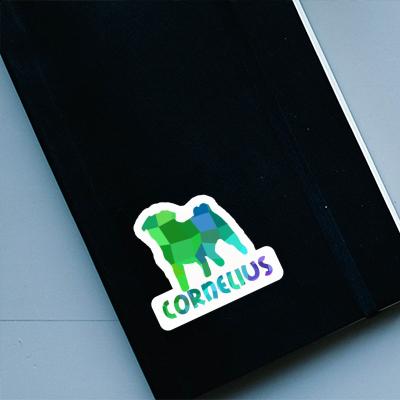 Pug Sticker Cornelius Notebook Pug Sticker Cornelius Gift package Image