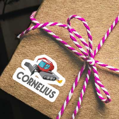 Sticker Cornelius Snowcat Notebook Sticker Cornelius Snowcat Gift package Image