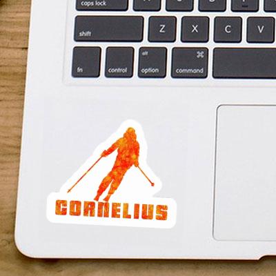 Skifahrerin Sticker Cornelius Laptop Skifahrerin Sticker Cornelius Laptop Image