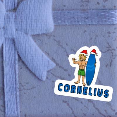 Sticker Cornelius Weihnachtssurfer Notebook Sticker Cornelius Weihnachtssurfer Notebook Image