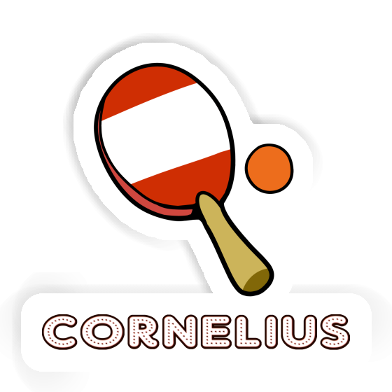 Sticker Table Tennis Paddle Cornelius Notebook Sticker Table Tennis Paddle Cornelius Gift package Image