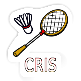 Sticker Cris Badminton Racket Image