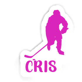 Hockey Player Sticker Cris Image