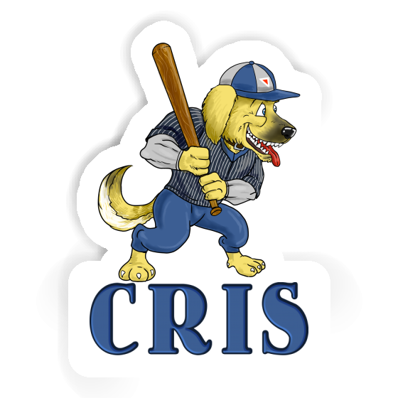 Sticker Baseball Dog Cris Laptop Sticker Baseball Dog Cris Laptop Image