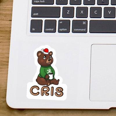 Sticker Christmas Bear Cris Laptop Image