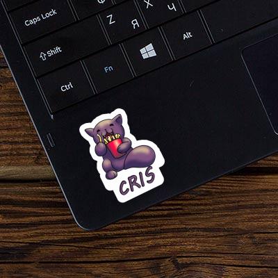 Sticker Pommes-Katze Cris Sticker Pommes-Katze Cris Image