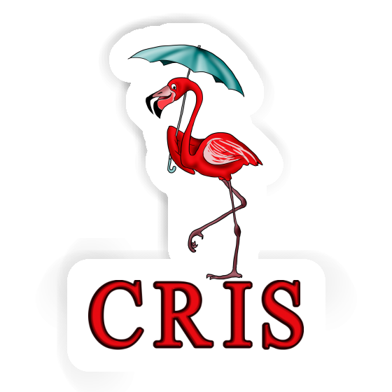 Sticker Flamingo Cris Laptop Image
