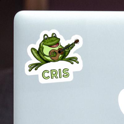 Sticker Guitar Frog Cris Notebook Sticker Guitar Frog Cris Gift package Image