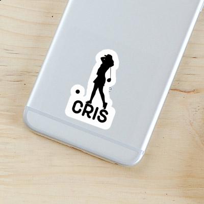 Sticker Cris Golfer Notebook Sticker Cris Golfer Gift package Image