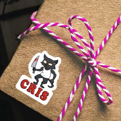 Cris Autocollant Chat psychopathe Notebook Cris Autocollant Chat psychopathe Gift package Image