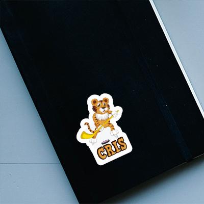 Cris Sticker Ice-Hockey Player Notebook Cris Sticker Ice-Hockey Player Notebook Image
