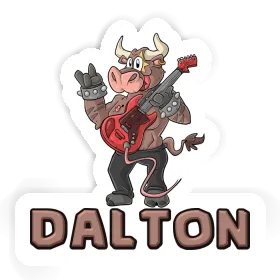 Aufkleber Dalton Gitarrist Image