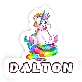 Bébé licorne Autocollant Dalton Image