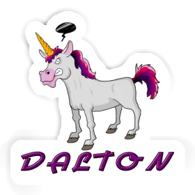 Autocollant Licorne Dalton Image
