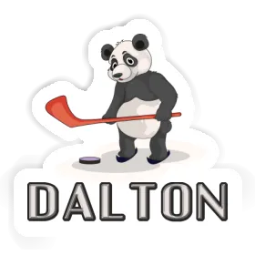Dalton Sticker Ice Hockey Panda Image