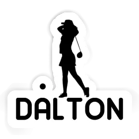 Sticker Golfer Dalton Image
