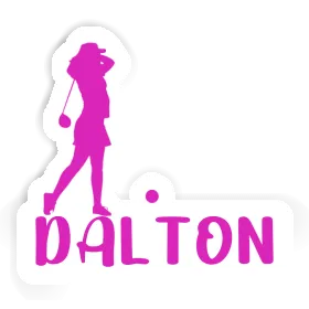 Sticker Golfer Dalton Image