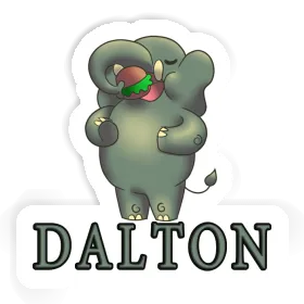 Éléphant Autocollant Dalton Image