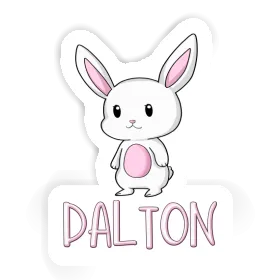 Autocollant Dalton Lapin Image
