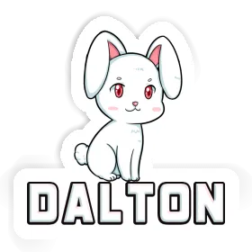 Lapin de Pâques Autocollant Dalton Image