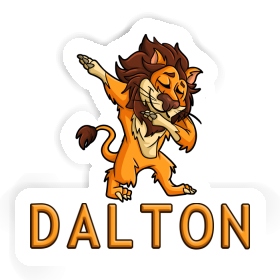 Sticker Dalton Dabbing Lion Image