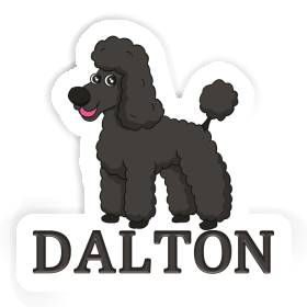 Autocollant Dalton Caniche Image