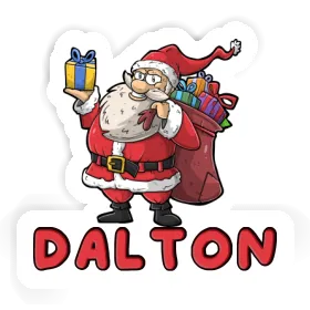 Autocollant Dalton Père Noël Image