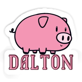 Pig Sticker Dalton Image