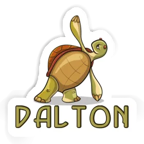Sticker Yoga Turtle Dalton Image