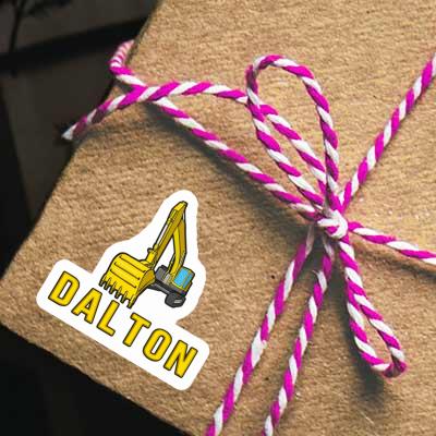 Sticker Excavator Dalton Notebook Sticker Excavator Dalton Gift package Image