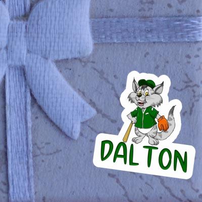 Autocollant Dalton Chat de baseball Laptop Image