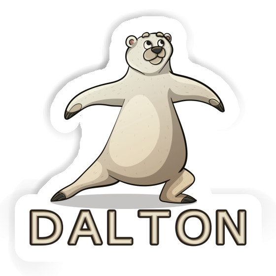 Sticker Dalton Yoga Bear Gift package Image
