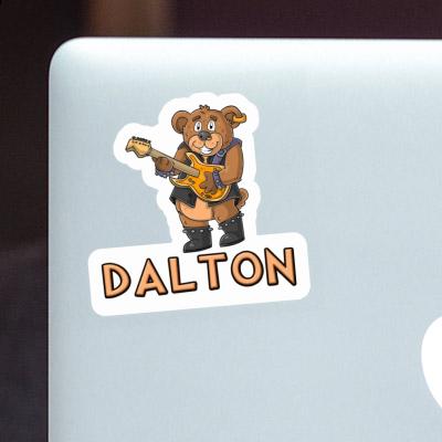 Autocollant Ours rockeur Dalton Autocollant Ours rockeur Dalton Image