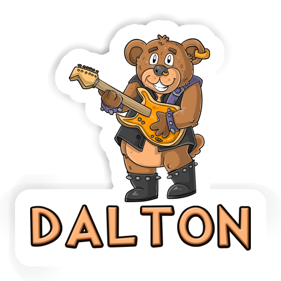 Autocollant Ours rockeur Dalton Notebook Autocollant Ours rockeur Dalton Notebook Image