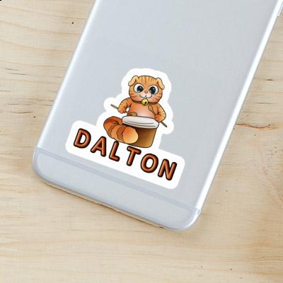 Autocollant Dalton Chat-tambour Laptop Autocollant Dalton Chat-tambour Laptop Image