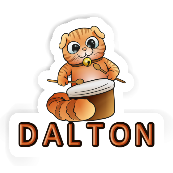 Autocollant Dalton Chat-tambour Notebook Autocollant Dalton Chat-tambour Gift package Image