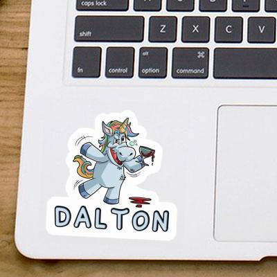 Aufkleber Dalton Einhorn Notebook Aufkleber Dalton Einhorn Gift package Image