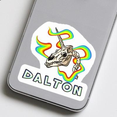 Crâne de licorne Autocollant Dalton Notebook Crâne de licorne Autocollant Dalton Notebook Image